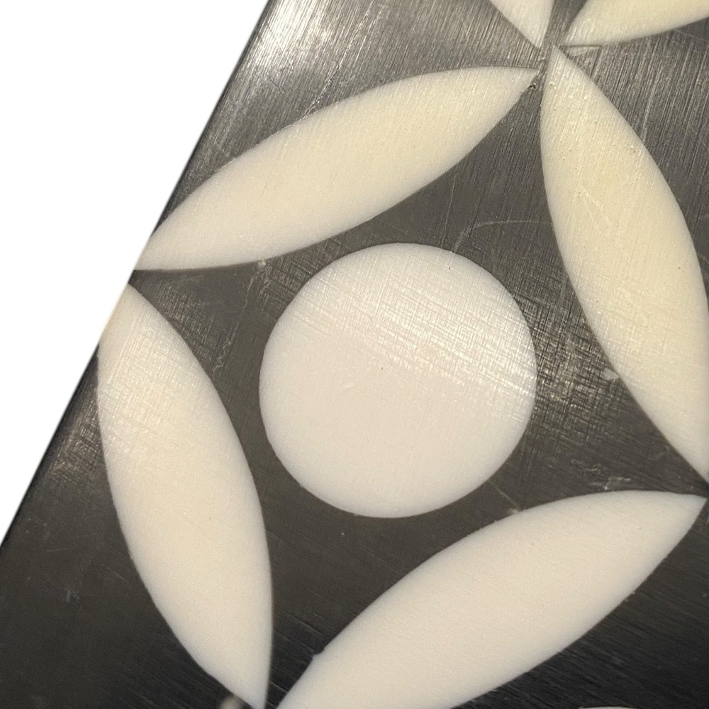 MG Decor Black and White Patterned Photo Frame 4”x6” - Picture 8 of 8